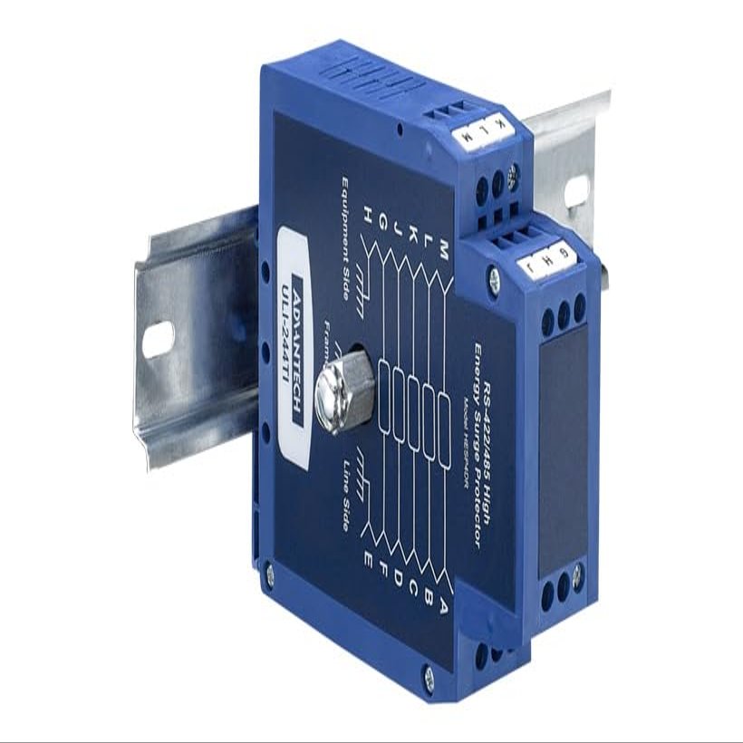 ADVANTECH Corp BB-HESP4DR, RS-422/485 Dataline Surge Suppressor, DIN Rail Mounted, Terminal Blocks