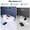 Cable Management Box - Large Cord Organizer Box to Hide Power Strip & Under Desk, TV Computer Wires Cable Organizer Box with Baby Proofs, Desk Cord Organizer for Home/Office - White view 4