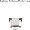 XYWHPGV FFC/FPC Connector 5Pin Pitch 1.0mm Top Contact Pick Drawing Socket 10Pcs(a76c8 189cd f0ecc 040be 36cf1 05413 view 2
