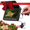 FishPRO Underwater Fishing Camera - MOQCQGR Portable 4.3'' 1000TVL (No Need Learn) Ice Fishing Camera Underwater 3-Grade IR Light, USB-C, 4X Zoom, Ice Fishing Fish Finder for Boat Lake Kayak, 65FT view 1