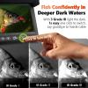 FishPRO Underwater Fishing Camera - MOQCQGR Portable 4.3'' 1000TVL (No Need Learn) Ice Fishing Camera Underwater 3-Grade IR Light, USB-C, 4X Zoom, Ice Fishing Fish Finder for Boat Lake Kayak, 65FT view 4