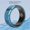 Yunseity Smart Ring Health, IP68 Sleep Quality Monitoring Fitness Smart Ring, Ceramic Stainless Magic Wearable Device Universal Ring for iOS and for Android view 2