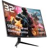 KTC 32 Inch FHD 1080p Curved Gaming Monitor - VA 1500R Curved Monitor, 165Hz 1ms MPRT, FreeSync & G-Sync, 122% sRGB, DP/HDMI, VESA, HDR10 for Gaming Home Office Business PC Monitor view 1