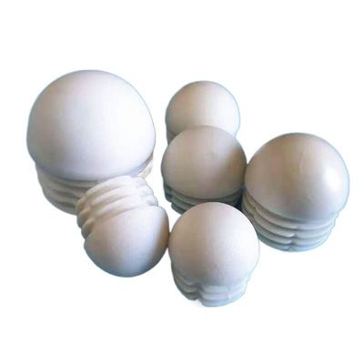 Cosyhat XLJP 10Pcs/Set Pe Material Domed Round Blanking End Caps Tube Pipe Inserts Plug 16/19/22/25mm for Table Chair Leg End Caps Dust Cover Floor Protector (Color : White, Size : 22mm)