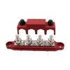 KACEPAR DC 48V M8/M10 Studs 6-Post Bar Power Distribution Block with Cover for Automobiles, RVs, Ships, and Yachts, Red M10 view 1