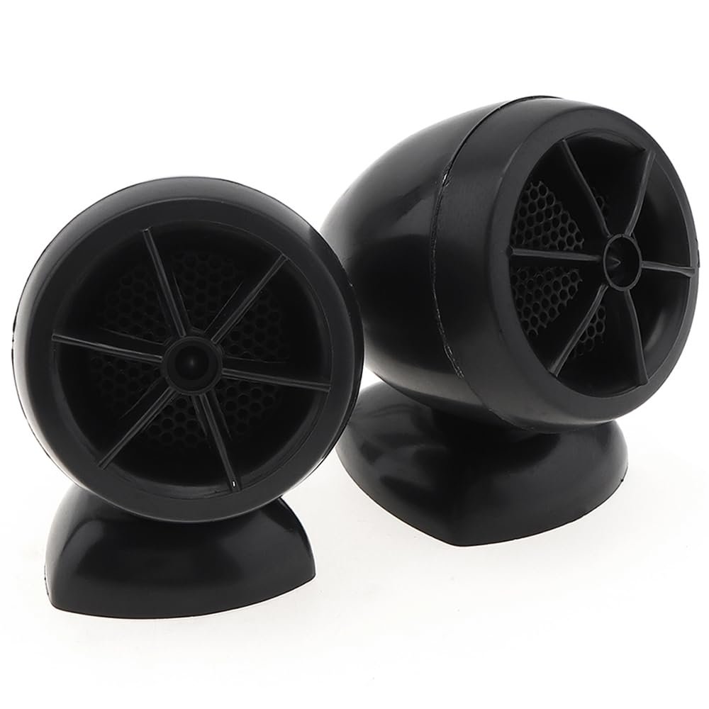 KACEPAR Mini Dome Tweeter Speaker 12V 98dB 1200W Black Car Audio Tweeters