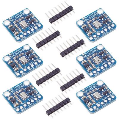 MPL3115A2 Intelligent Temperature Pressure Altitude Sensor Module Pack of 6