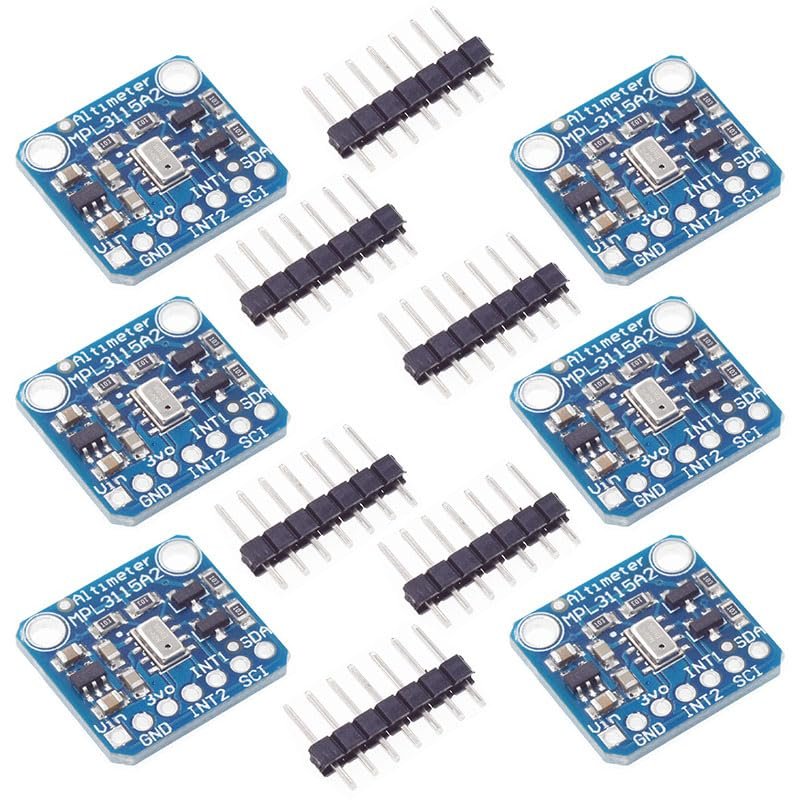 MPL3115A2 Intelligent Temperature Pressure Altitude Sensor Module Pack of 6