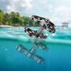 Hubceuo Aluminum Alloy Scuba Diving Light Torch Dual Ball Joint Arm and 1 Set Butterfly Clip Clamp Mount for Underwater Photography Camera view 3