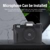 HOHXFYP 4K 48MP Digital Camera, 16X Vlogging Camera for Photography and Video, 3in Video Camera with Microphone Fill Light, Compact Camera for Travel, Friends,Graduation view 3