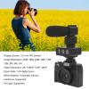 HOHXFYP 4K 48MP Digital Camera, 16X Vlogging Camera for Photography and Video, 3in Video Camera with Microphone Fill Light, Compact Camera for Travel, Friends,Graduation view 4