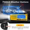 10000mAh Emergency Hand Crank Radio, AM/FM/NOAA Weather Alert, Solar Powered, 4 Charging Methods, 3-Mode Flashlight, Reading Lamp, SOS Alarm, Phone Charger, Orange view 2