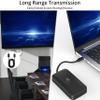 eppfun CS300 Pro 50m 5G Wireless HDMI Transmitter and Receiver, USB-C Hub(5-in-1) Wireless HDMI Extender Adapter for Streaming Video/Audio from Laptop/PC to TV/Projector/Monitor, small, Black, 4KR-1 view 4
