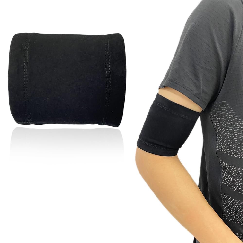 CHOYTONG CGM Sensor Armband - Protective Sleeve for Diabetic Devices, Comfortable & Breathable, 1 Pcs (XL)