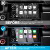 Karltys [Upgrade 2 Pack Screen Protector for [No Glare & Fingerprint] Tempered Glass 2019-2021 Honda Civic 9-Inch for Models LX EX Touring Si EX-L Display view 3