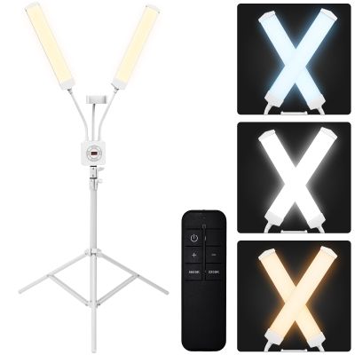 Esthetician Light with Tripod Stand and Phone Holder, Floor Lamp, Lash Lamp for Eyelash Extensions, [Upgrade] Touch Switch Lash Light for Makeup, Tattoo, Photography, Selfie, Video RecordingWhite