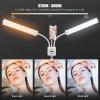 Esthetician Light with Tripod Stand and Phone Holder, Floor Lamp, Lash Lamp for Eyelash Extensions, [Upgrade] Touch Switch Lash Light for Makeup, Tattoo, Photography, Selfie, Video RecordingWhite view 2