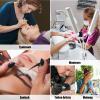 Esthetician Light with Tripod Stand and Phone Holder, Floor Lamp, Lash Lamp for Eyelash Extensions, [Upgrade] Touch Switch Lash Light for Makeup, Tattoo, Photography, Selfie, Video RecordingWhite view 3