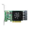 PCI Express 3.0 x8 to 4 x U.2 (SFF-8643) NVMe Switch Adapter PE383-4I view 1