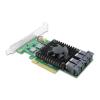 PCI Express 3.0 x8 to 4 x U.2 (SFF-8643) NVMe Switch Adapter PE383-4I view 3