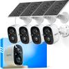 SOVMIKU 4CG6 Best 2K Solar Security Camera Wireless Outdoor, Battery Powered Camera, Easy to Setup, Motion Detection, Two Way Audio, Audible Flashlight Alarm,2.4GHz Wi-Fi, Color Night Vision, SD Slot view 1