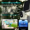 SOVMIKU 4CG6 Best 2K Solar Security Camera Wireless Outdoor, Battery Powered Camera, Easy to Setup, Motion Detection, Two Way Audio, Audible Flashlight Alarm,2.4GHz Wi-Fi, Color Night Vision, SD Slot view 4