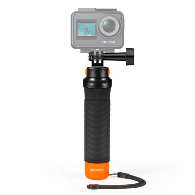 AKASO Waterproof Floating Hand Grip Action Camera Accessories for Gopro Hero 13/12/11/10/ 9/Max/DJI Osmo Action EK7000/Brave 4/Brave 7 LE/Brave 7 Action Camera Handle Mountfor Water Sports