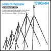 Fotopro 68" Carbon Fiber Tripod for Camera, Compact Travel Tripod with Ball Head, Detachable Monopod with Quick Release Plate and Carry Bag, Load up to 26lbs/12KG, X-go Max E2 view 4