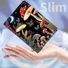 Amazon Fire HD 10 (9th Gen, 2019) 10.1" PU Leather Adjustable Stand Case with Auto Wake/Sleep, Mushroom Flower view 4