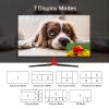 MT-VIKI 4K Quad HDMI KVM Multiviewer 4x1 w/PIP POP, Support ONE Set of Keyboard/Mouse/Monitor Control 4 PCs, 4K@30Hz Support Hotkey/Button Seamless Switching view 2