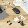 Cable Organizer Box Desktop Tidy Wire Organizer Cable Protection Data Cable Holder Wire Hiding Cover Cable Management Cable Storage Box Cable Management Box (Color : S-Black) view 3