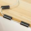 Cable Organizer Box Desktop Tidy Wire Organizer Cable Protection Data Cable Holder Wire Hiding Cover Cable Management Cable Storage Box Cable Management Box (Color : S-Black) view 4