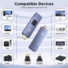 Wireless HDMI Transmitter and Receiver, Wireless HD Extender Plug & Play Portable 2.4G/5G with LED Screen HDMI Kit for Streaming Video and Audio to Monitor from Laptop/Pc/Tv Box/Projector view 3