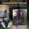 Antec C8 ARGB, 2X TQR 160mm & 1x TQ 140mm ARGB PWM Fans Included,Dual-Chamber Layout, Type-C, 360mm Radiator Support, Seamless TG Front & Side Panels, RTX 40 Compatible, Full-Tower E-ATX PC Case view 2