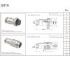 FOWIUNYE GX16 6 Pin Cable Male to Female Head Aviation Cordset, GX16 6 Pin Panel Mount Circular Metal Aviation Connector Adapter Male to Female5Meter view 3