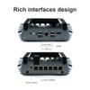 AI Firewall Appliance, Intelligent Soft Routing/Mini PC  Intel Core i5-1135G7  16GB RAM, 256GB mSATA SSD  6 x RJ45 Ports, 4 x USB 3.0, 1 x RJ-45 COM, 1 x HDMI Support PFsense OPNsense AES-NI view 3