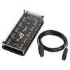 Hubceuo 5V 3Pin RGB LED Splitter 10-Port Hub with 50CM 3Pin Extension Cord, Perfect for Lots of RGB view 1