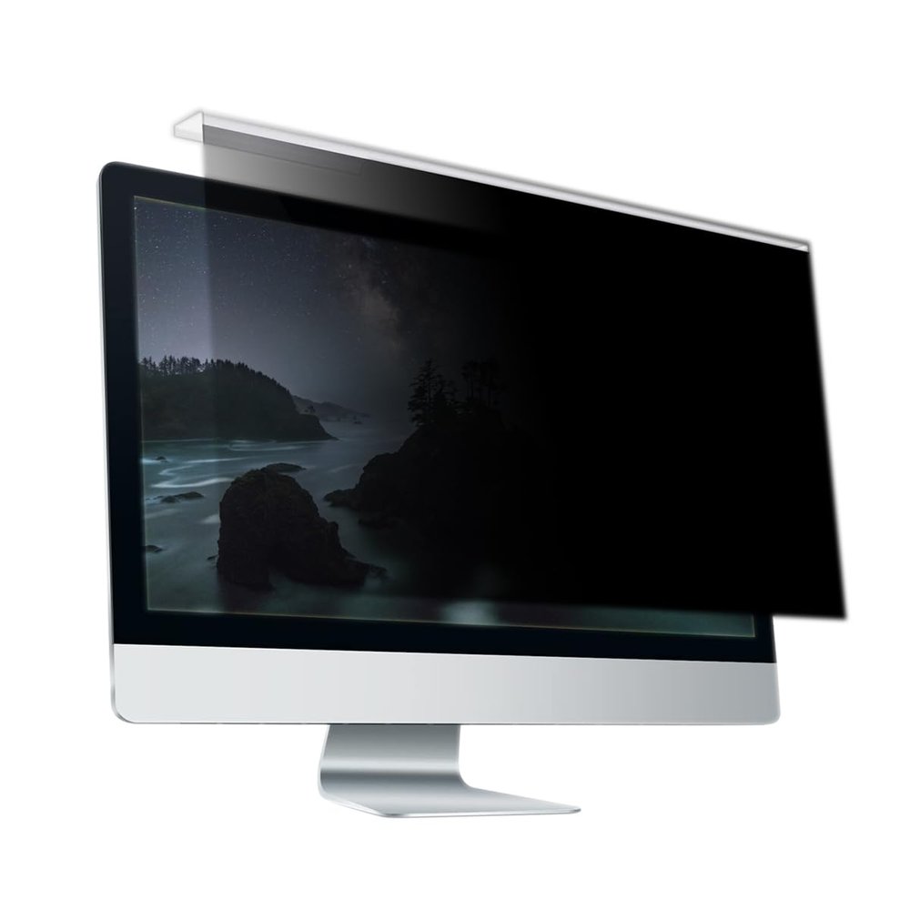 JQZWXX Desktop Computer Privacy Screen Shield,for Widescreen Desktop Monitor Protective Film Hanging Design Anti-Glare Protectable Information for Offices, Airports, Etc.,20in 458 * 270mm