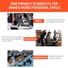JQZWXX Desktop Computer Privacy Screen Shield,for Widescreen Desktop Monitor Protective Film Hanging Design Anti-Glare Protectable Information for Offices, Airports, Etc.,20in 458 * 270mm view 4