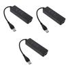 Hemoton 3pcs USB Hub USB Type-c to Ethernet Adapter Mbps and Play for Laptop Pc Tv view 1