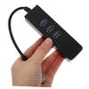 Hemoton 3pcs USB Hub USB Type-c to Ethernet Adapter Mbps and Play for Laptop Pc Tv view 3