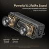 BOGASING G4 Bluetooth Speaker, Portable Wireless Speakers, 50W Stunning & Balanced Sound with Rich Bass, 24H Playtime, IPX7 Waterproof, Bluetooth 5.3, EQ, TWS, TF-Card, AUX, USB, for Outdoor Home view 2