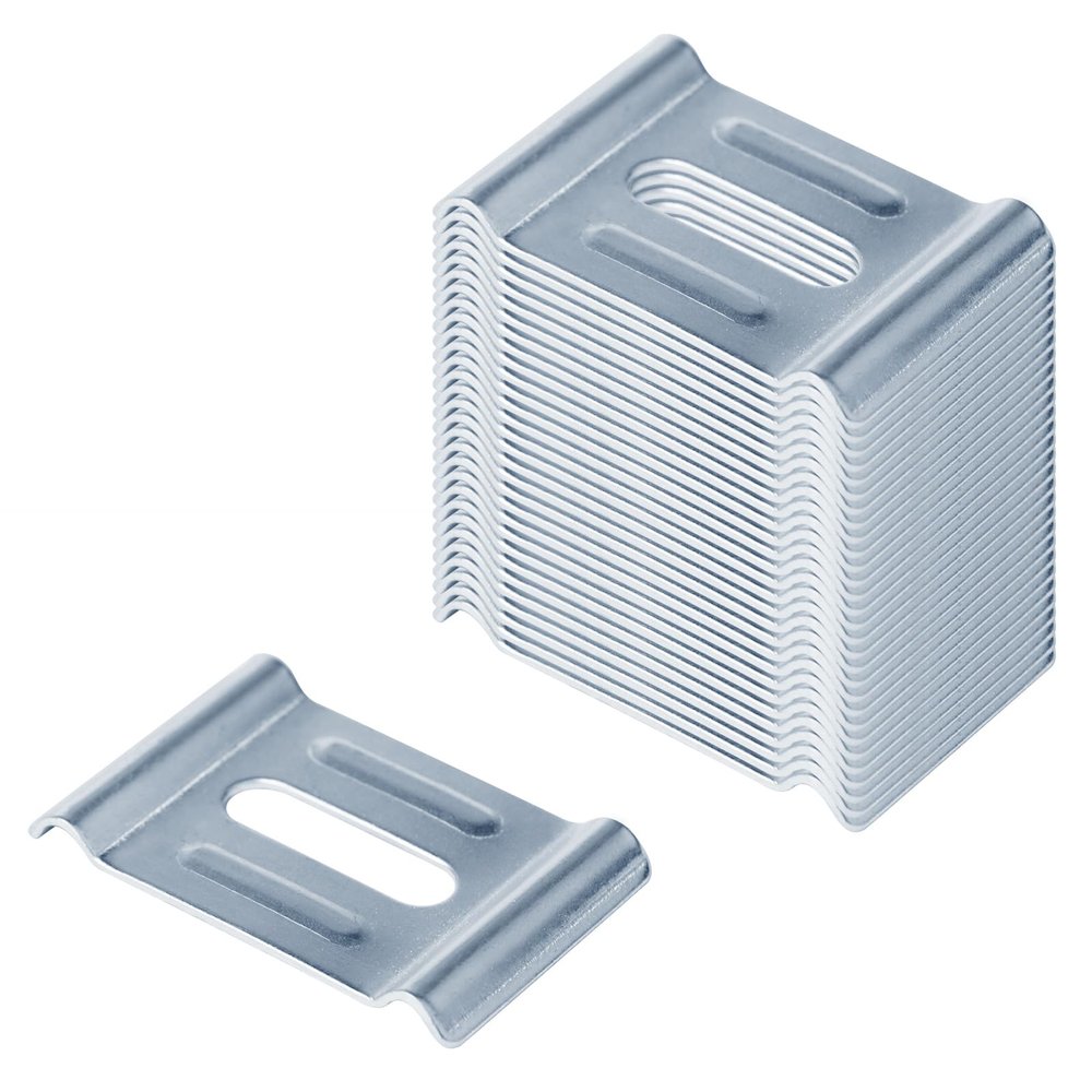 30 Pack Hold Down Clamp for Basket Wire Mesh Cable Tray, Support Washer