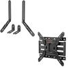 ELIVED Soundbar Mount, Sound Bar Bracket YD5010, Ultra Slim TV Wall Mount YD3033 for Most 26-75 Inch tvs, Max VESA 400x400mm Low Profile Wall Mount TV Bracket view 1
