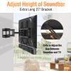 ELIVED Soundbar Mount, Sound Bar Bracket YD5010, Ultra Slim TV Wall Mount YD3033 for Most 26-75 Inch tvs, Max VESA 400x400mm Low Profile Wall Mount TV Bracket view 2