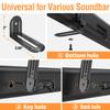 ELIVED Soundbar Mount, Sound Bar Bracket YD5010, Ultra Slim TV Wall Mount YD3033 for Most 26-75 Inch tvs, Max VESA 400x400mm Low Profile Wall Mount TV Bracket view 4