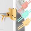 Elfzone Door Silencers for Slamming - Door Latch Cover,3pcs Silicone Latch Covers Door Slam Stopper view 1