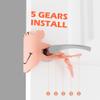 Elfzone Door Silencers for Slamming - Door Latch Cover,3pcs Silicone Latch Covers Door Slam Stopper view 4