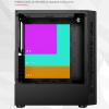 ARrase Mid-Tower Gaming PC Case,Desktop ATX Micro-ATX ITX Case,Tempered Glass Side Panel,Pre-Installed 6 Fans,Suitable for Gaming and Office Work (Color : Pink), 18648 view 4