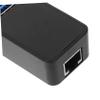 Hemoton 2pcs Triple USB Hub Ethernet Adapter Fast Data Transfer for Laptop Pc Tv view 4